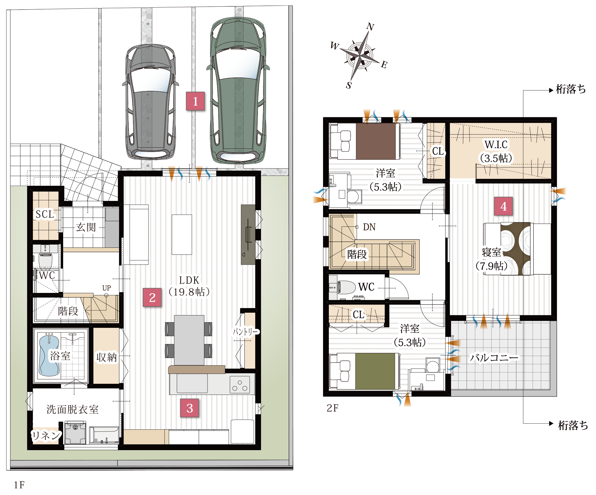 STAGE F-3の間取り図