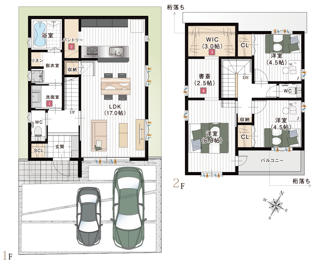 STAGE E-10の間取り図